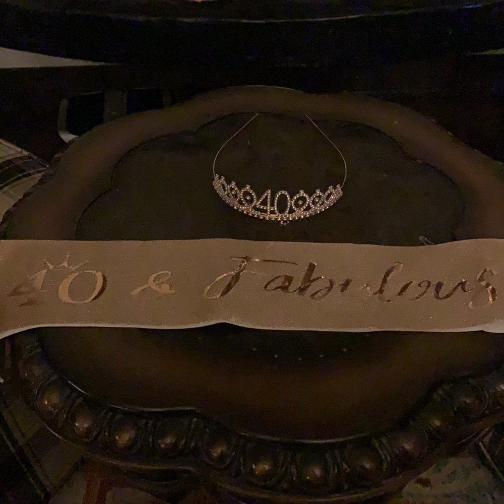 40 and Fabulous Tiara & Sash